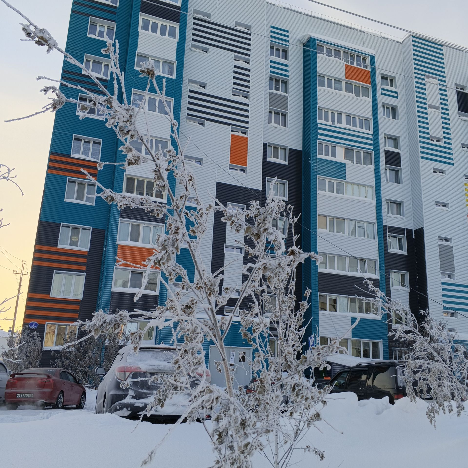 Зимний город в объективе фотоаппарата
