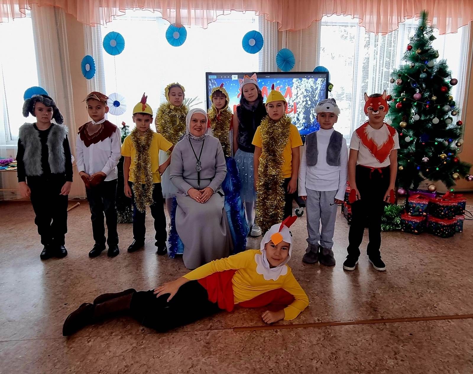Кече Елгада яңа елны ничек билгеләп үттеләр