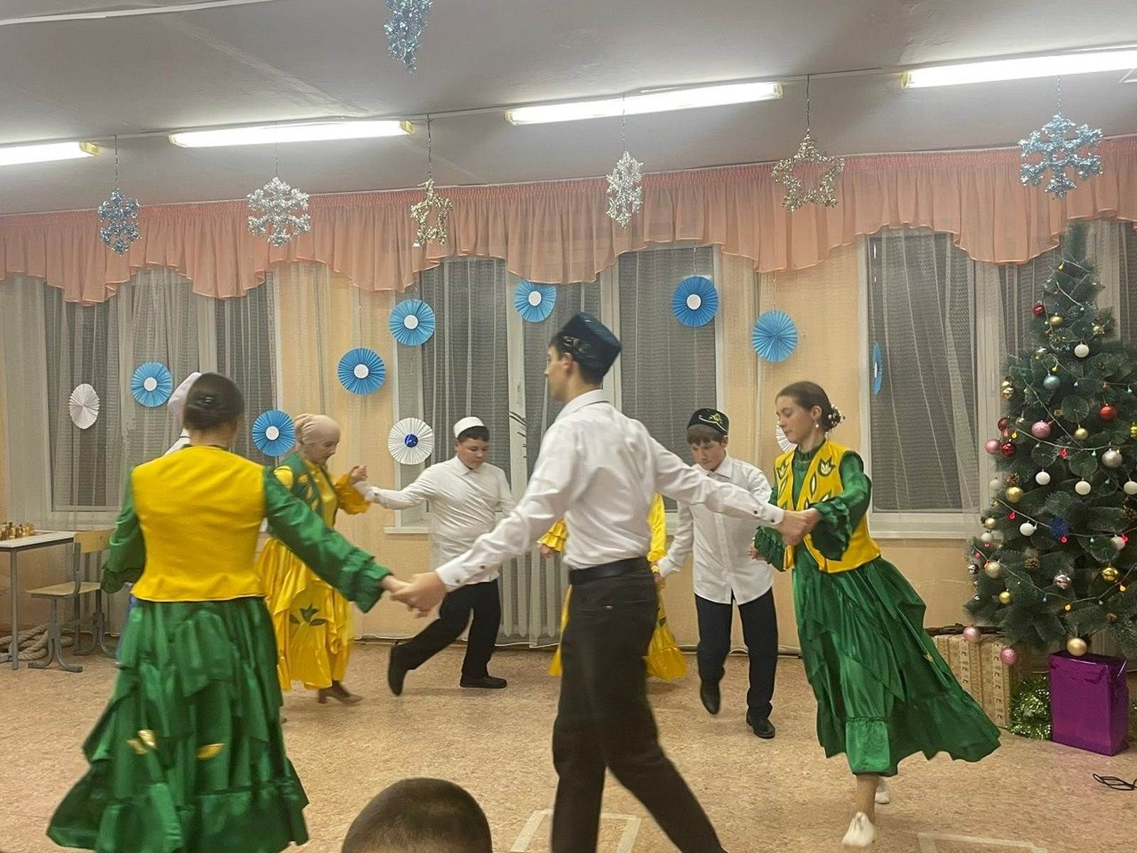 Кече Елгада яңа елны ничек билгеләп үттеләр
