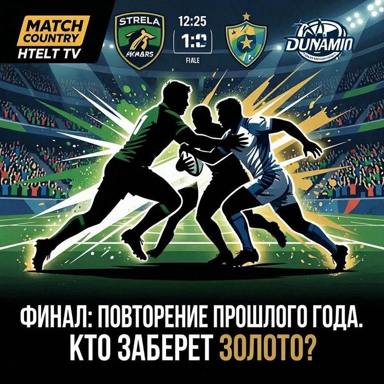 «Стрела-Ак Барс» — «Динамо»: илнең төп регби финалы Мәскәүдә узачак