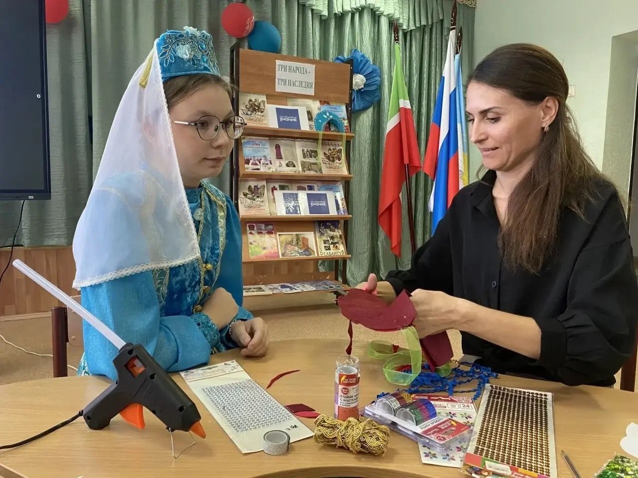 Именьковская школа воссоздала «Культурный код» через искусство кокошника