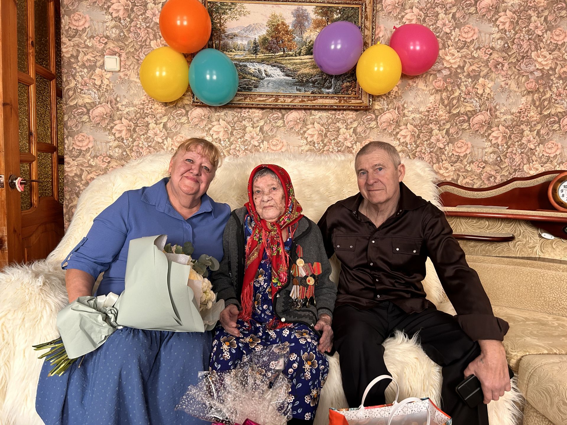 В Лаишево поздравили 101-летнюю труженицу тыла