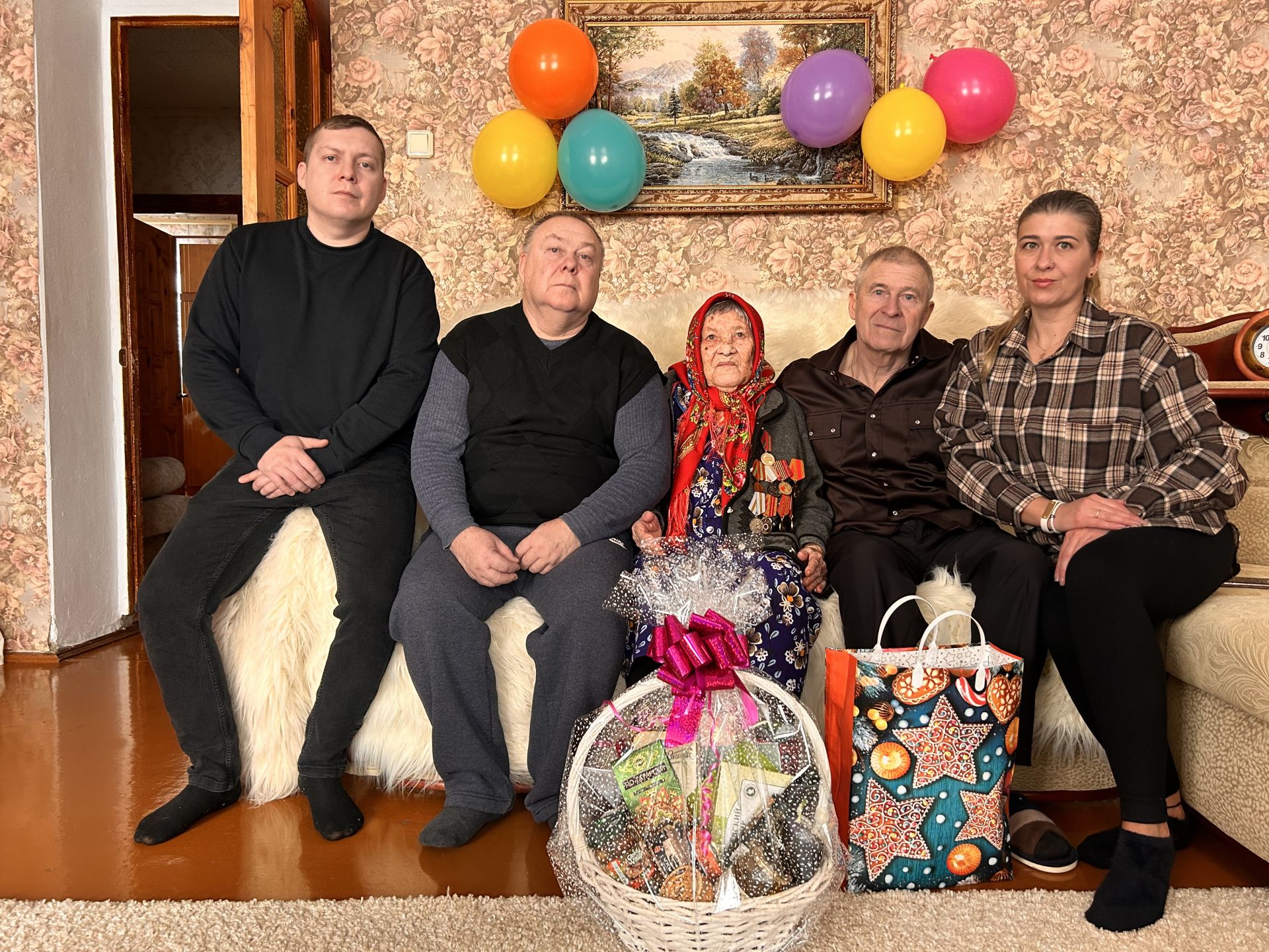 В Лаишево поздравили 101-летнюю труженицу тыла