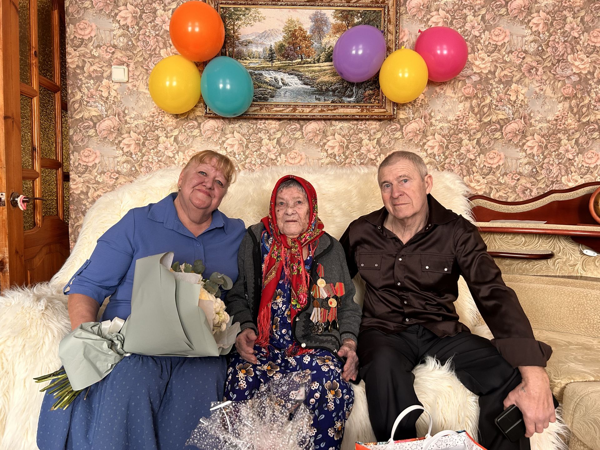 В Лаишево поздравили 101-летнюю труженицу тыла