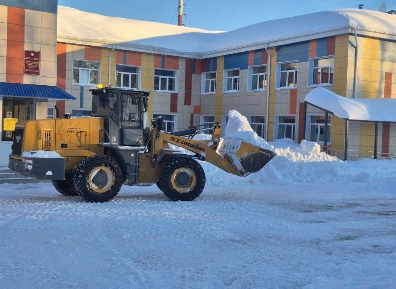 «Яратель» после метелей пришла на помощь школе