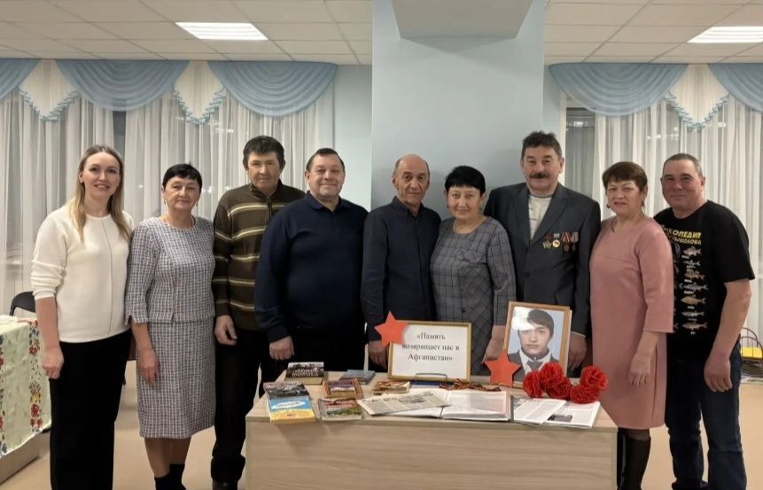 В Атабаево прошёл  вечер встречи с воинами-интернационалистами