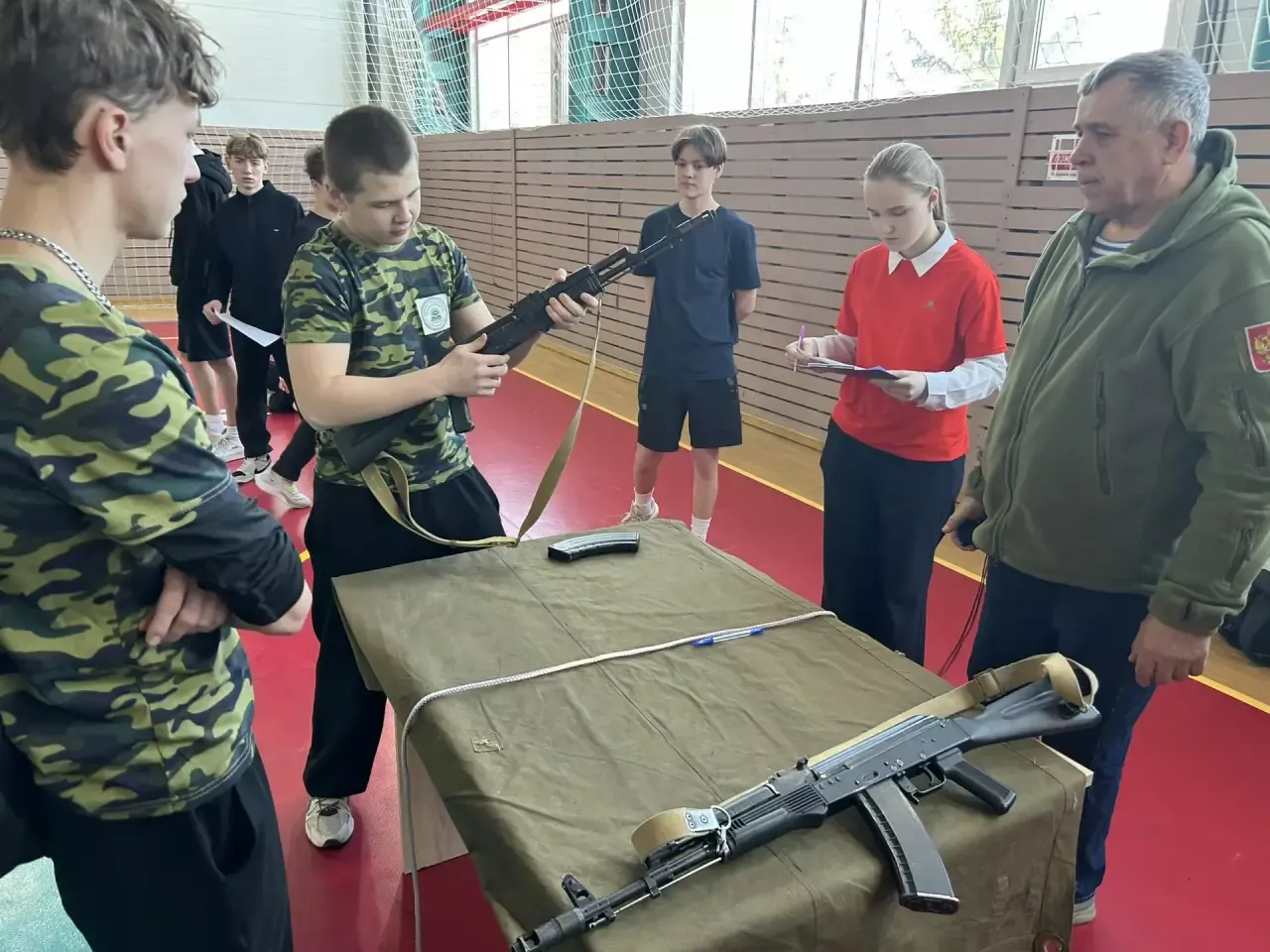 Военно-спортивная игра «Равнение на Героев» прошла в селе Усады