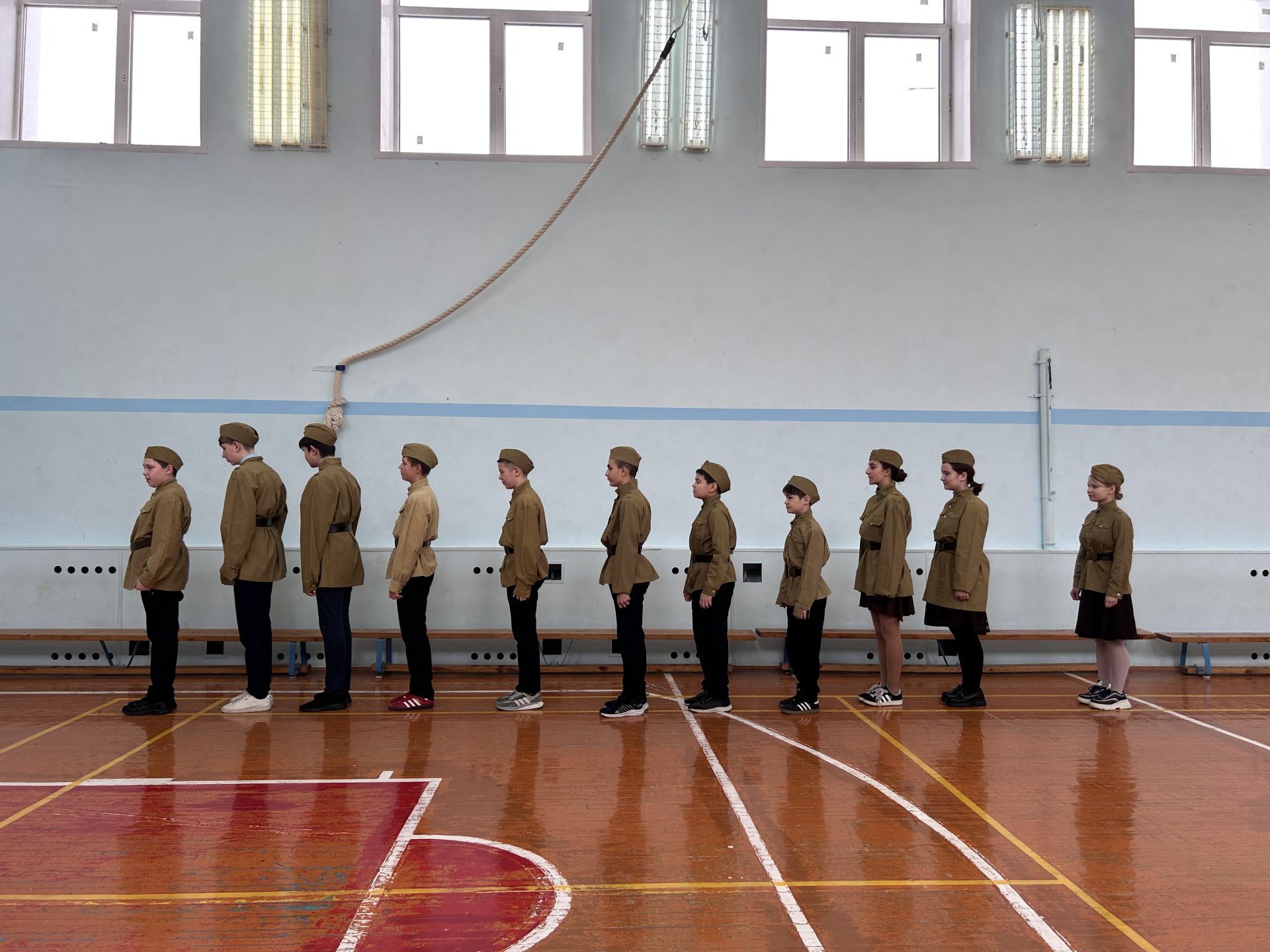 «Смотр строя и песни» в Лаишевской гимназии №1: дисциплина и патриотизм в унисон