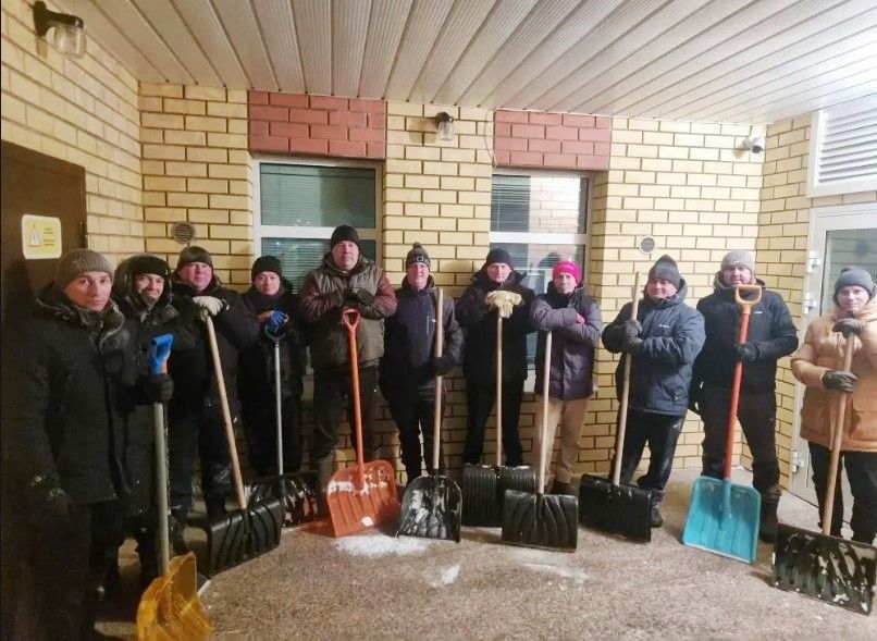 Как папы «Рябинки» снежную крепость брали