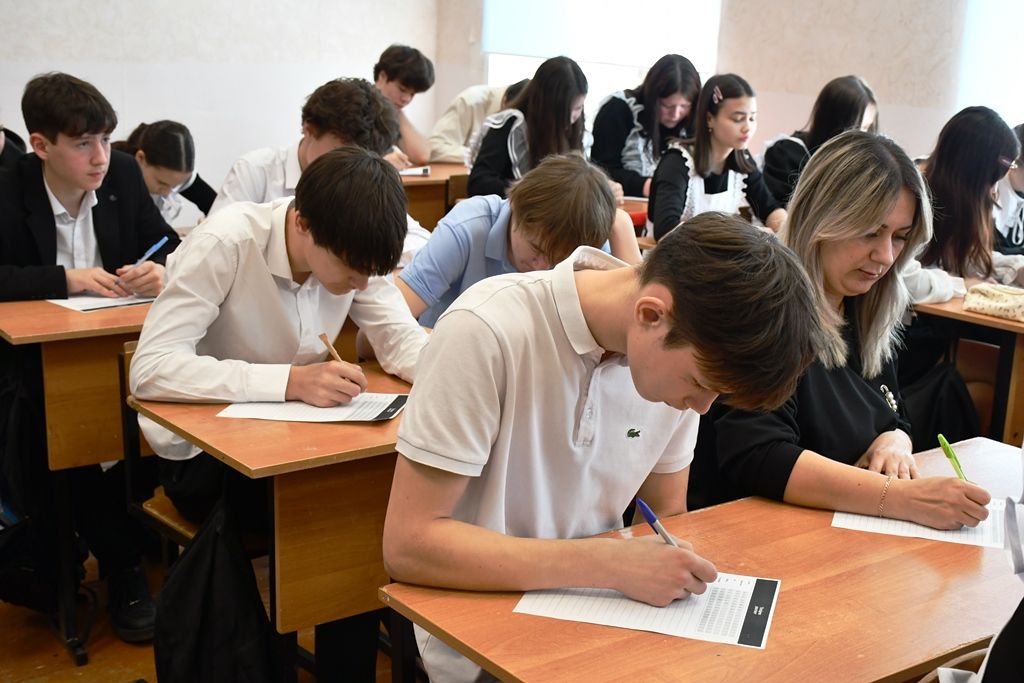 «Татарча диктант» в Лаишевской гимназии №1