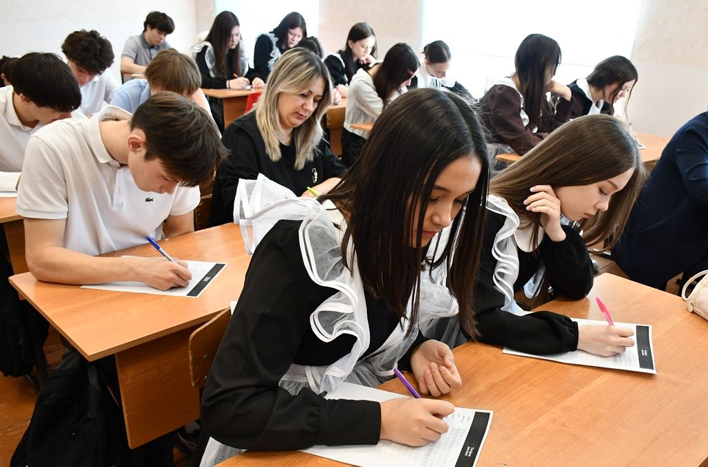 «Татарча диктант» в Лаишевской гимназии №1