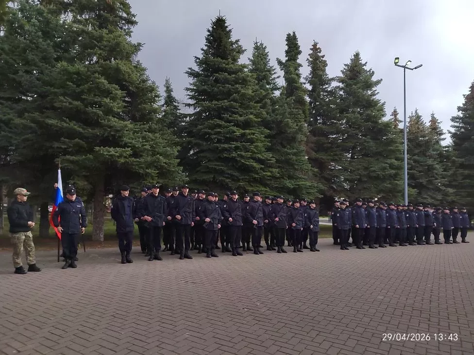 Подготовка в парке Победы к параду в честь Дня Победы в Лаишево