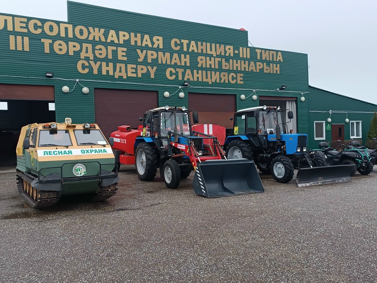 В лесопожарной станции «Лаишево» проведен осмотр техники