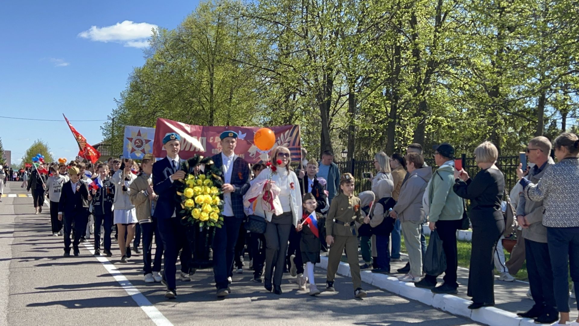 Фоторепортаж: 9 Мая — День Победы в Лаишево