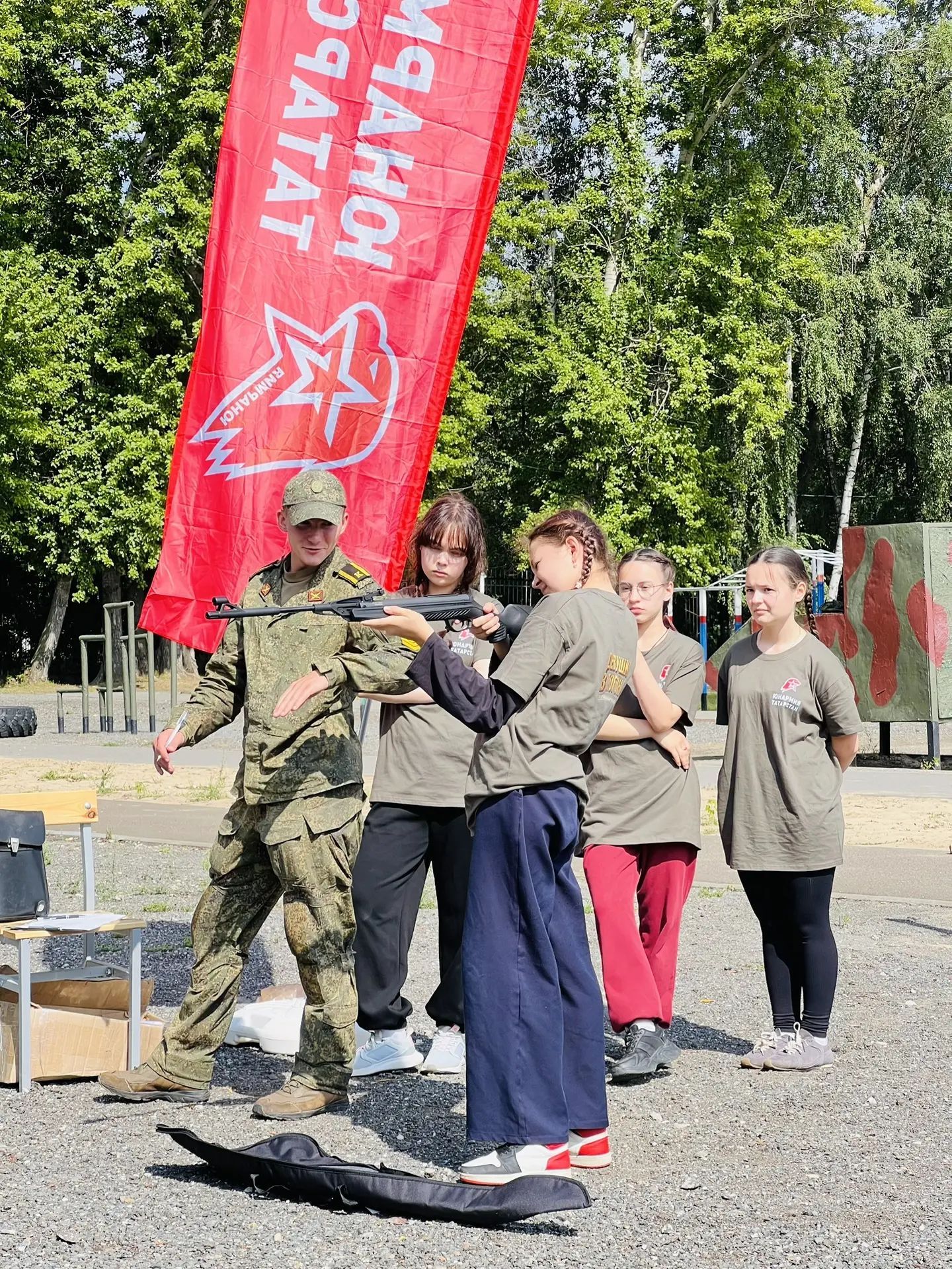 Команда Лаишевского района заняла второе место в соревновании  «Девушки в погонах»