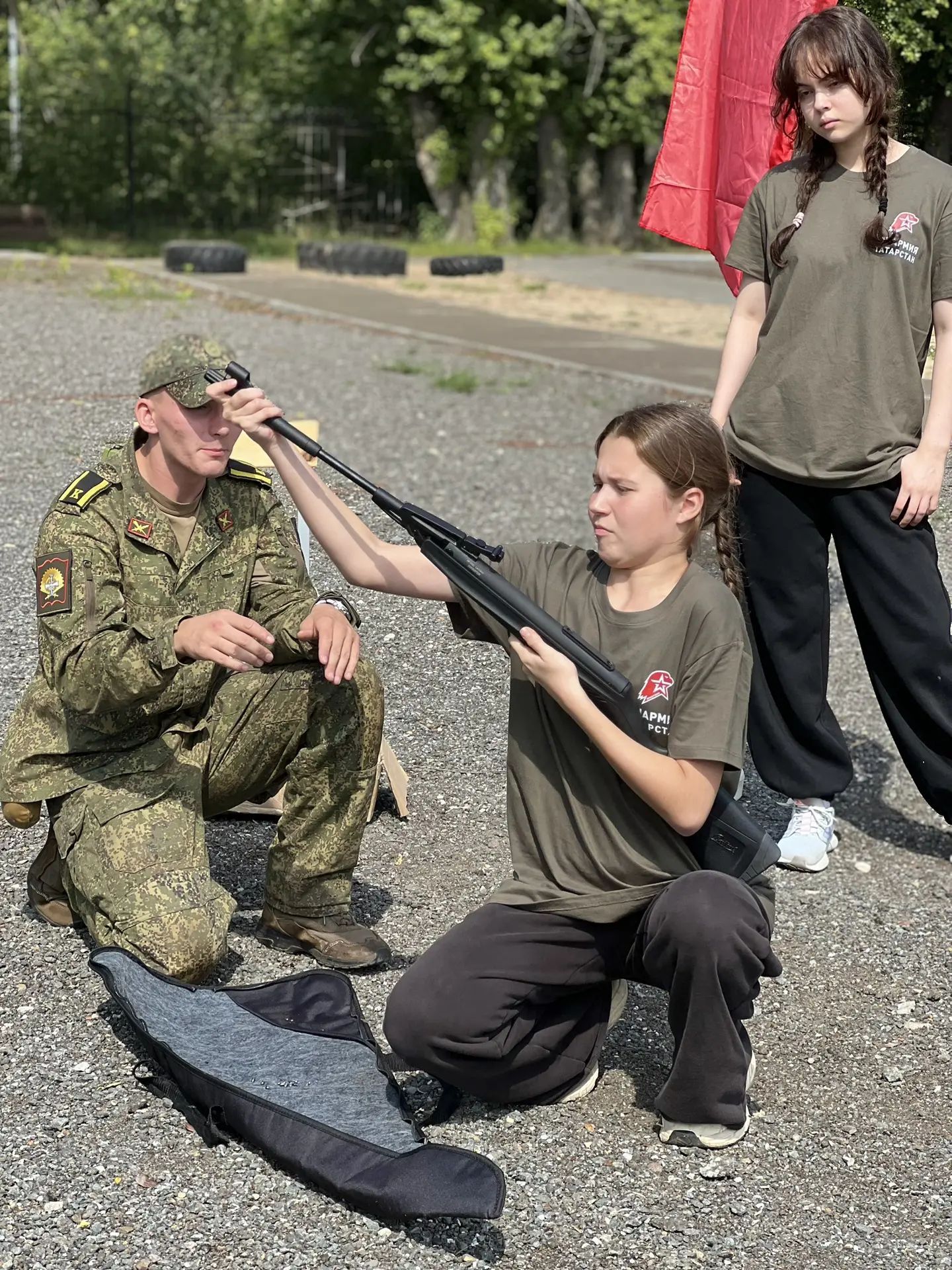 Команда Лаишевского района заняла второе место в соревновании  «Девушки в погонах»