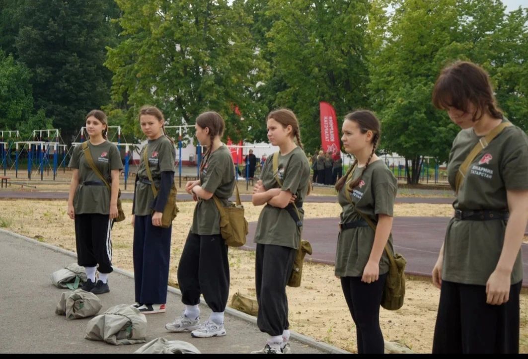 Команда Лаишевского района заняла второе место в соревновании  «Девушки в погонах»