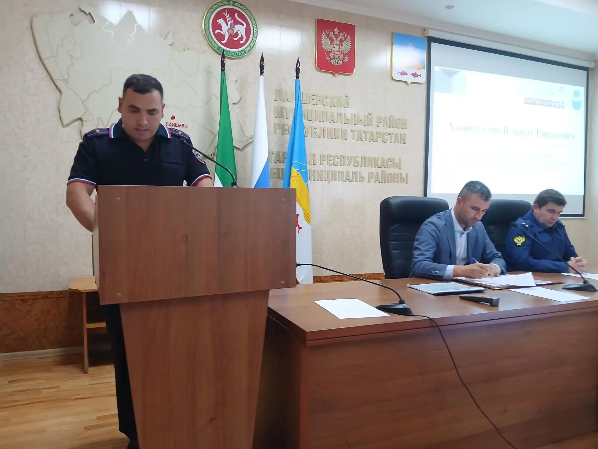 В Лаишевском районе обсудили безопасность в День города и День знаний