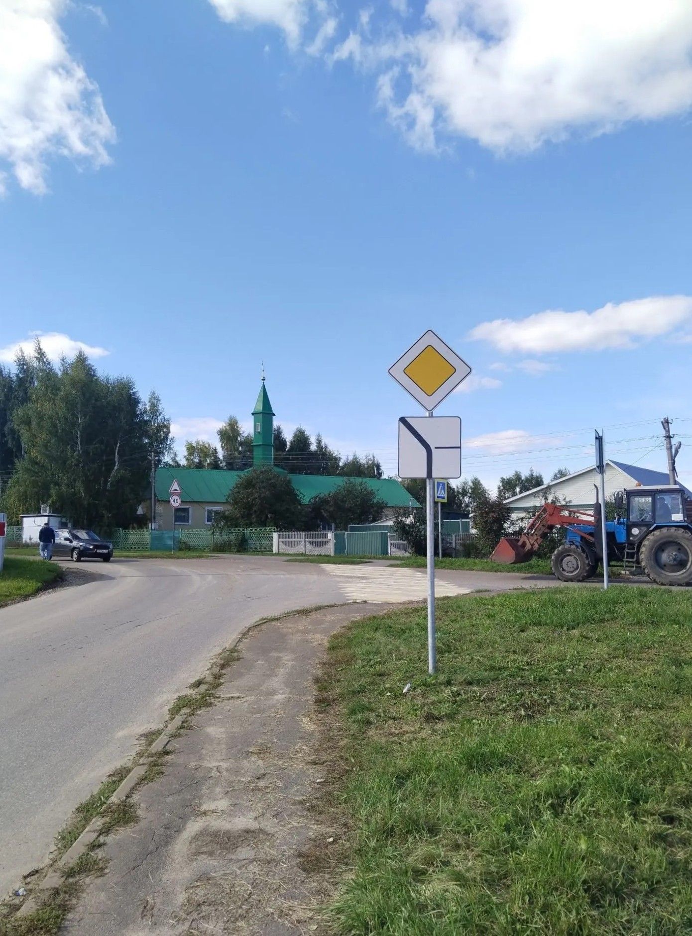 Изменения на перекрёстке улиц Юбилейная и Сайдашева в Лаишево