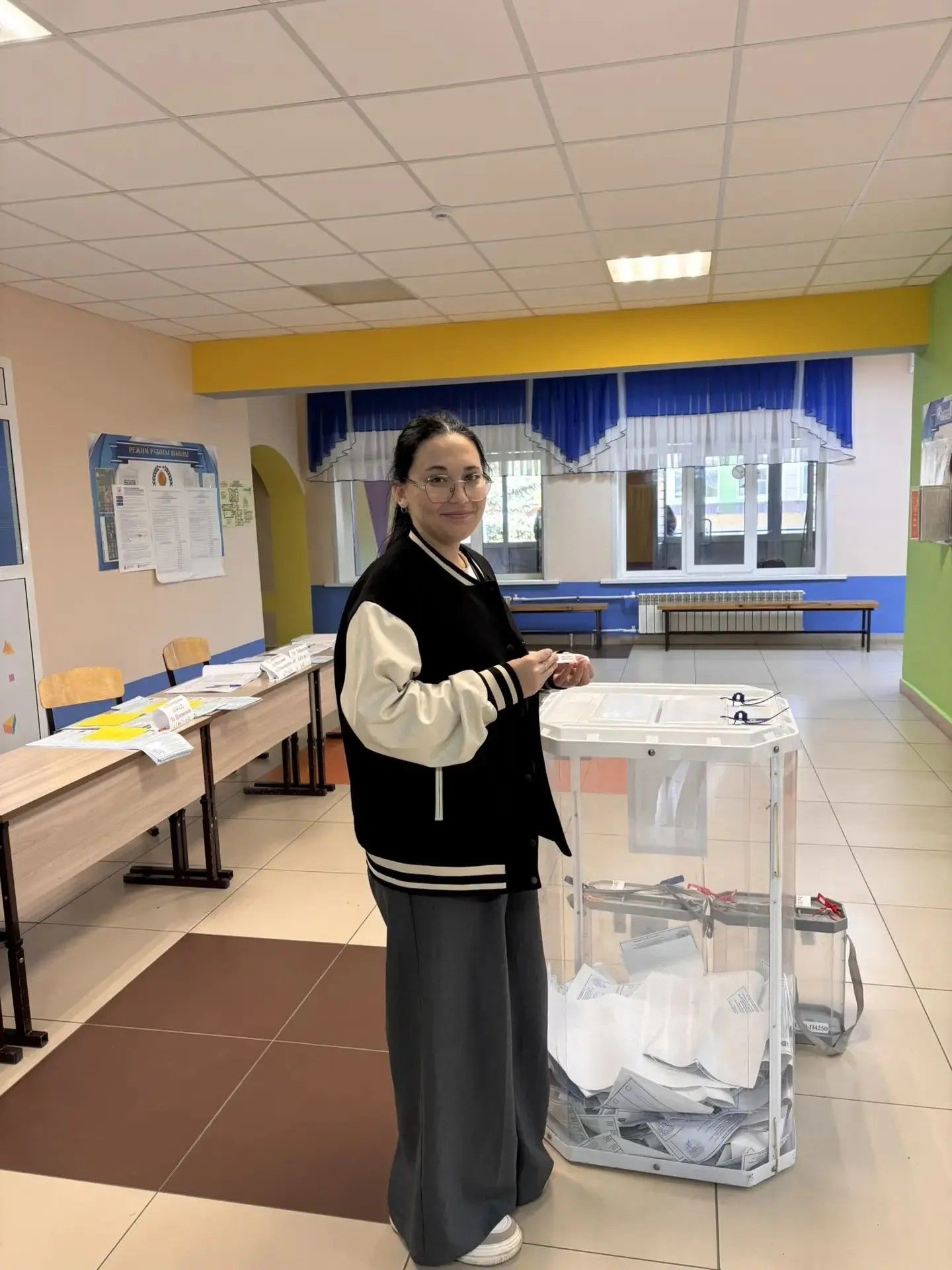 Студенты Лаишевского техникума принимают участие в голосовании