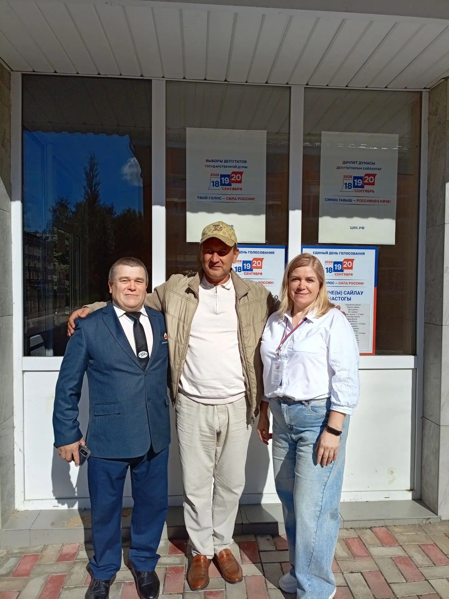 Отличник физической культуры и спорта РТ Ильнур Гарипов проголосовал в Габишево
