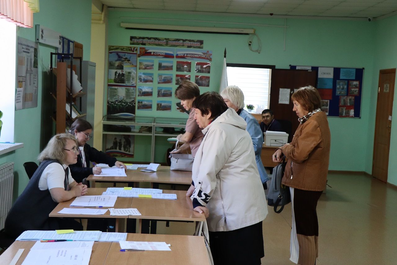 Лаишевцы активно голосуют на выборах депутатов Государственной думы
