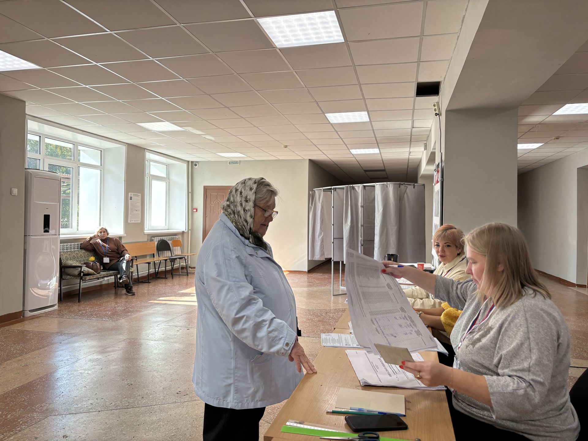 Участок в техникуме живёт в ритме выборов