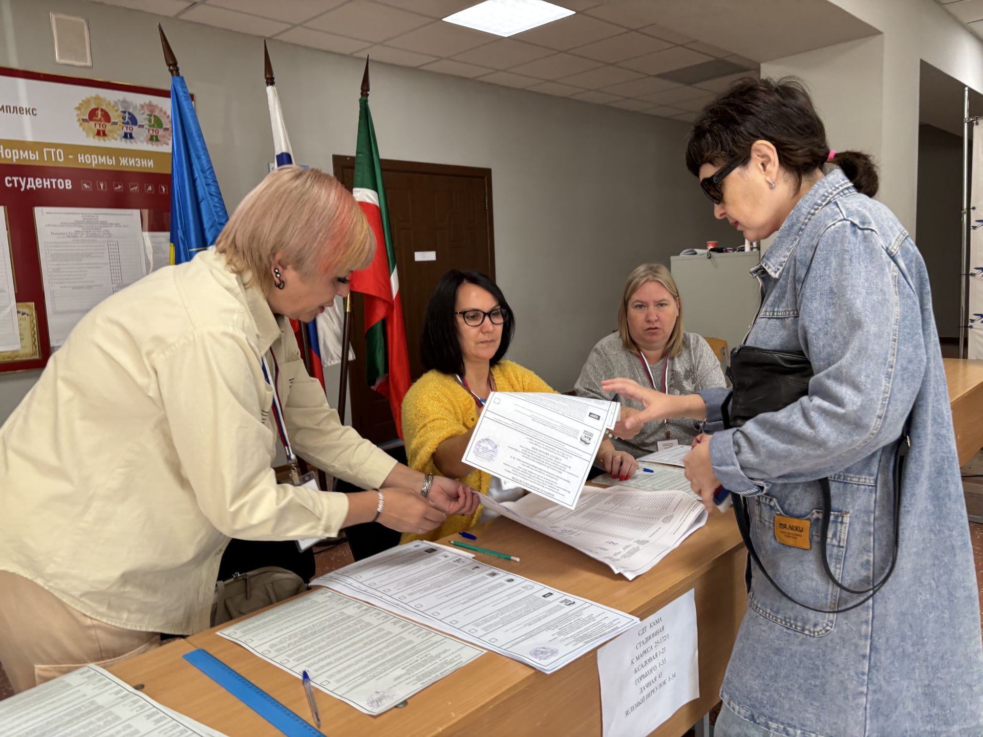 Участок в техникуме живёт в ритме выборов