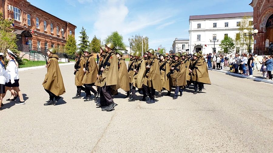 День Победы в Лаишеве. Подготовка к митингу 9 мая 2021 года.