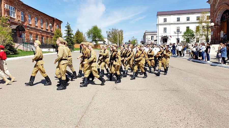 День Победы в Лаишеве. Подготовка к митингу 9 мая 2021 года.