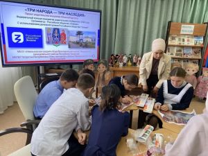 Учащиеся Лаишевского района изучают технику алмазной вышивки
