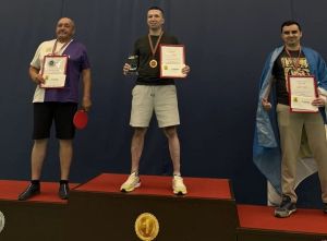 Ветеран СВО из Лаишевского района победил в соревнованиях по настольному теннису