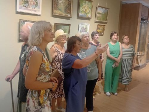 Репортаж с открытия выставки художницы Татьяны Марковой