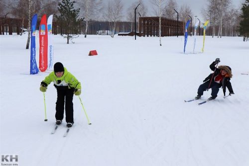 Жители Лаишевского района встали на лыжи