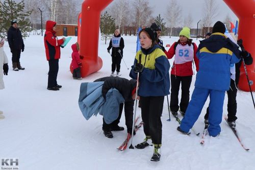 Жители Лаишевского района встали на лыжи