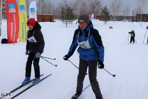 Жители Лаишевского района встали на лыжи