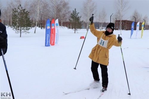 Жители Лаишевского района встали на лыжи