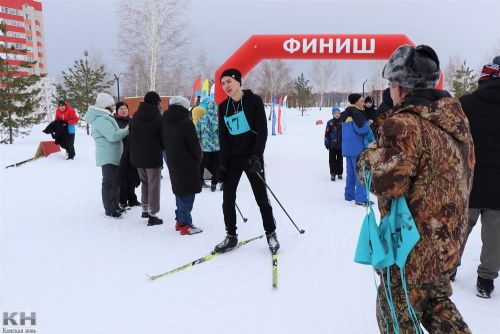 Жители Лаишевского района встали на лыжи
