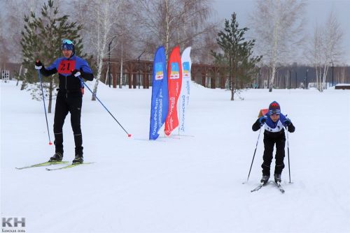 Жители Лаишевского района встали на лыжи