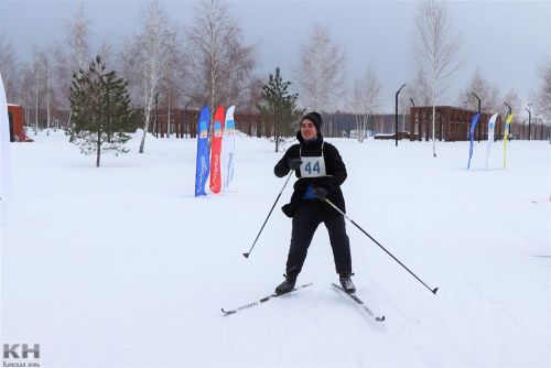 Жители Лаишевского района встали на лыжи