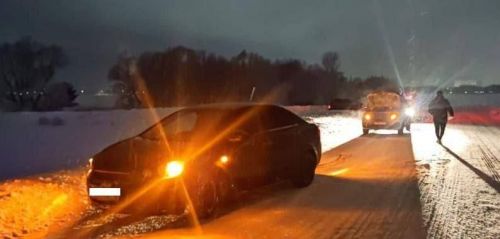 В Лаишевском районе  пострадал парень, который катался тюбинге,  привязанном к автомобилю