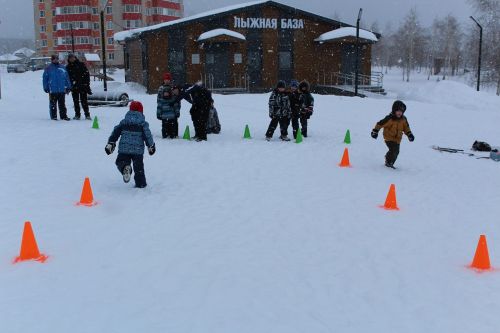 Веселые старты для юных хоккеистов Лаишевского района