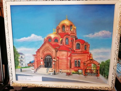 В Центральной библиотеке открылась персональная выставка свободного художника