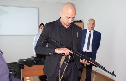 Рәсим Баксиков Лаеш техник-икътисад техникумында булды.