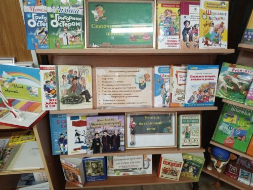 В Лаишевской детской библиотеке оформлена новая книжная выставка, посвященная Году педагога и наставника