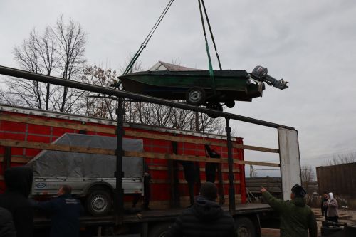 Сегодня в Лаишево прошла загрузка гуманитарной помощи для отправки в зону СВО