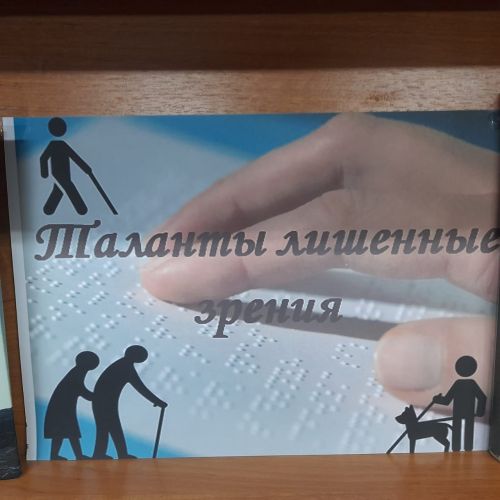 В Лаишевской библиотеке оформлена новая выставка — пример «Мы видим мир открытою душой»