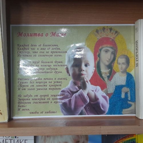 Книжная выставка «Любовью материнской мир прекрасен» оформлена в Лаишевской библиотеке