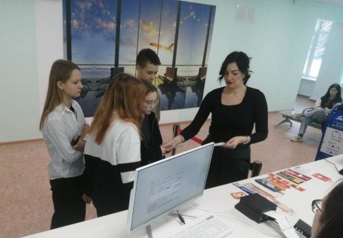 Около 60 школьников посетили Лаишевский техникум в День открытых дверей