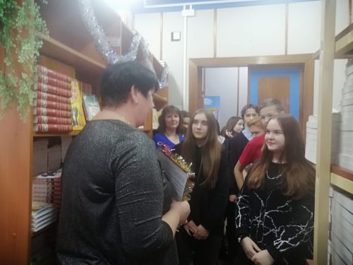 Лаишевские школьники прошли новогодний квест в Лаишевской библиотеке